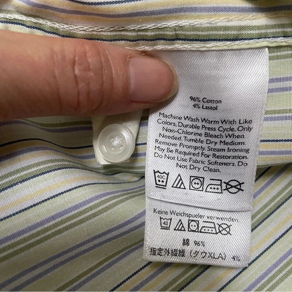 Eddie Bauer  long sleeve cotton button blouse sz M - Picture 13 of 13